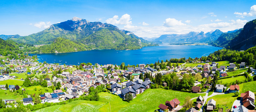 St. Gilgen aerial view