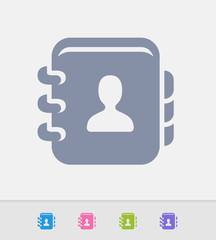 Personal Organizer - Granite Icons. A professional, pixel-perfect icon designed on a 32x32 pixel grid and redesigned on a 16x16 pixel grid for very small sizes