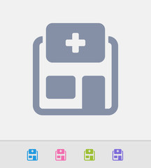 Pharmacy - Granite Icons. A professional, pixel-perfect icon designed on a 32x32 pixel grid and redesigned on a 16x16 pixel grid for very small sizes