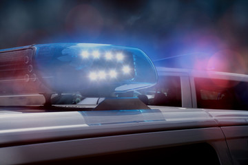 Polizeiwagen im Einsatz