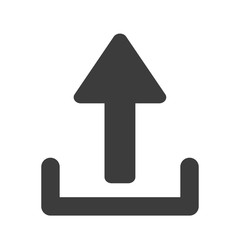 Simple upload arrow icon