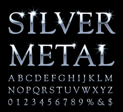 Silver Letters Images – Browse 246,951 Stock Photos, Vectors, and Video