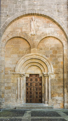 Fototapeta na wymiar Catedral de Tuy (Tui), Pontevedra, Galicia, España
