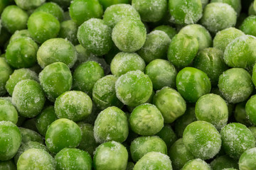 Green frozen peas
