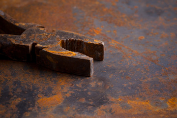 Old rusty tools