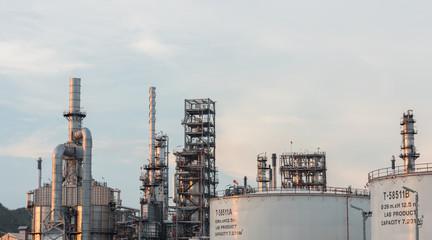 Industrial at oil refinery plant