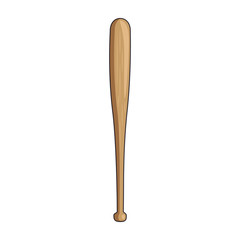 baseball bat isolated icon vector illustration design