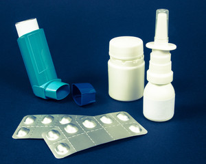 Asthma or allergies inhaler.