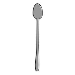 Spoon kitchen cutlery icon vector illustration graphic design