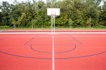 an basketball court