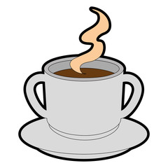 cup of chocolate icon vector illustration graphic design