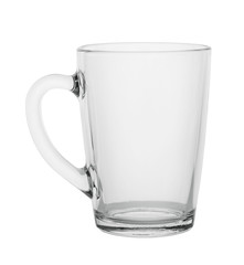 Glass mug isolated