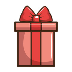 valentine gift box icon vector illustration graphic design