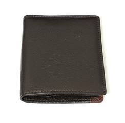 Black wallet isolated on white background
