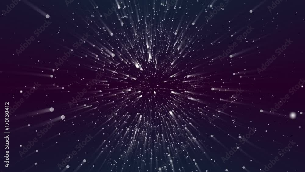 Poster particle assembly point.abstract plexus background for different events and projects.seamless loop.