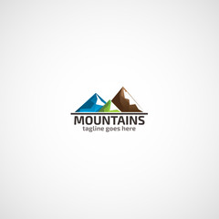 Mountains logo.