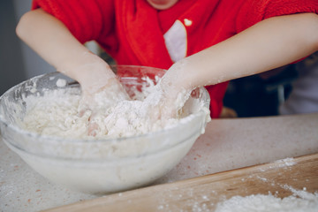 Girl in the kitchen