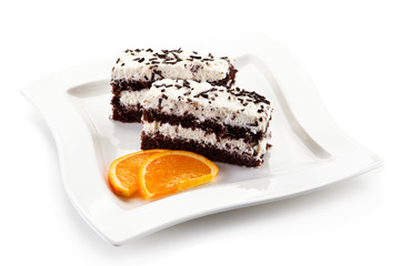 Chocolate cake with icing 