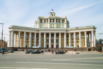 Fototapeta na wymiar Russian Army Theatre view, Moscow, Russia