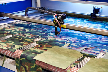 Laser cutting fabrics