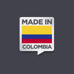 MADE IN COLOMBIA EMBLEM