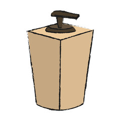 Body cream of healthy lifestyle and care theme Isolated design Vector illustration