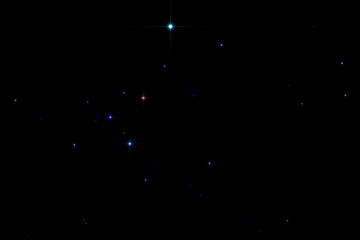 Naklejka premium Canis Major constellation. Star cluster messier 41