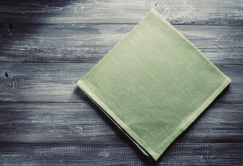 napkin on wood