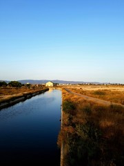 Molentargius regional park, Cagliari, Sardinia, Italy