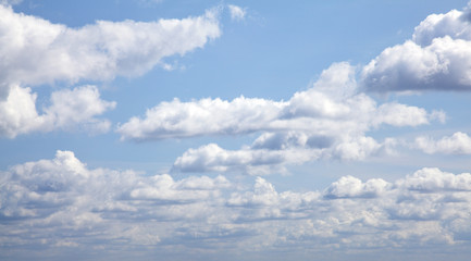 Blue sky with clouds 