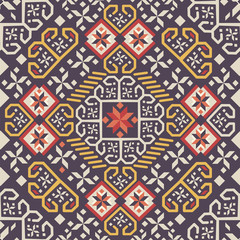 Bulgarian embroidery pattern.