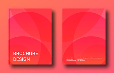 Corporate brochure cover template. Abstract design for annual report, flyer, book, poster cover. EPS10.