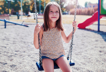 Child on the playground