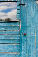 Hut Textures in Blue