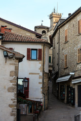 Fototapeta na wymiar San Marino town view
