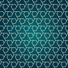 Fototapeta premium Geometrical Arabic islamic pattern background