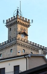 Fototapeta na wymiar San Marino town view