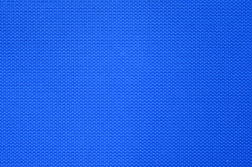 Plakat Fine texture of blue synthetic fabric. Macro picture of texture fabric showing its structure