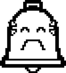 Crying 8-Bit Cartoon Bell