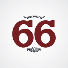 vintage retro varsity number