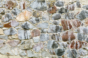 Old earth stone wall or background