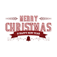 Obraz premium merry christmas and happy new year