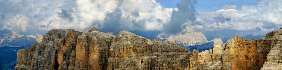Fototapeta premium Sellagruppe Panorama