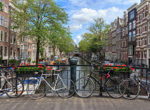 Scenic views of Amsterdam.