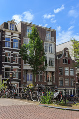 Fototapeta na wymiar Scenic views of Amsterdam.