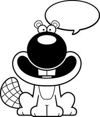 Talking Cartoon Beaver