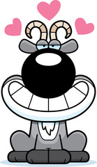 Cartoon Goat Love