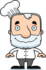 Cartoon Smiling Chef Man