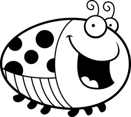 Cartoon Ladybug Smiling