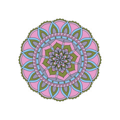 Flower Mandalas. Vintage decorative elements. Oriental pattern, vector illustration. Islam, Arabic, Indian, turkish, pakistan, chinese, ottoman motifs